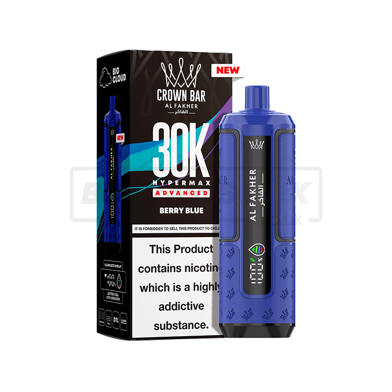 Al Fakher 30K Hypermax Prefilled Vape Kit 5 Pack Berry Blue