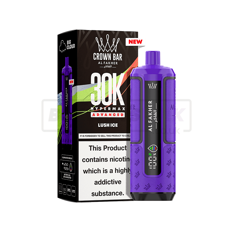 Al Fakher 30K Hypermax Prefilled Vape Kit 5 Pack Lush Ice