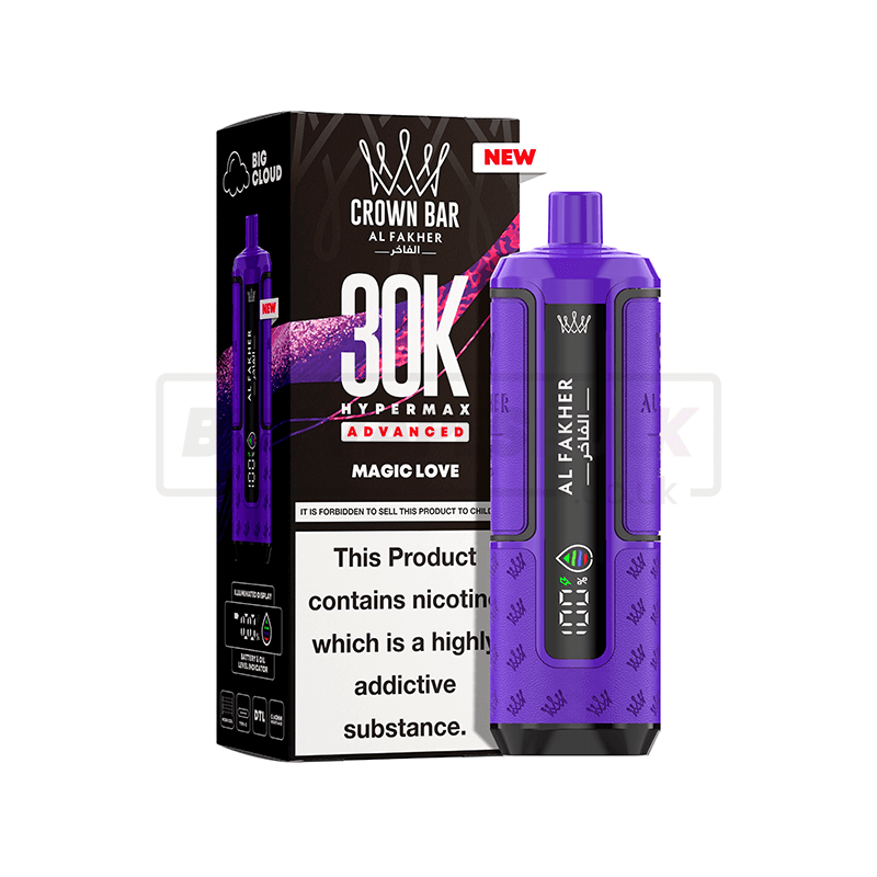 Al Fakher 30K Hypermax Prefilled Vape Kit 5 Pack Magic Love