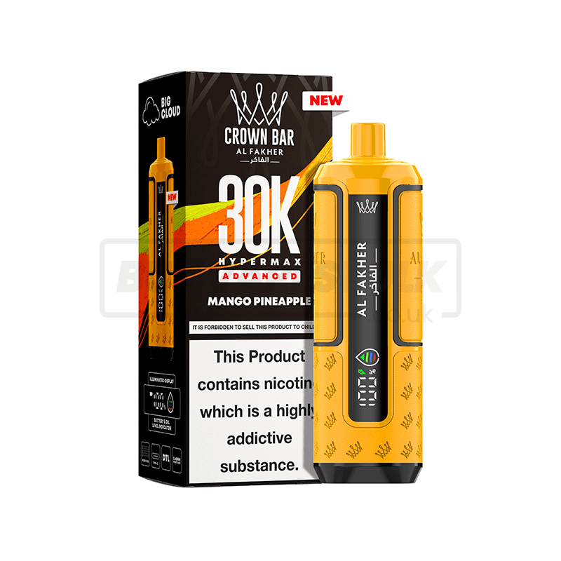 Al Fakher 30K Hypermax Prefilled Vape Kit 5 Pack Mango Pineapple