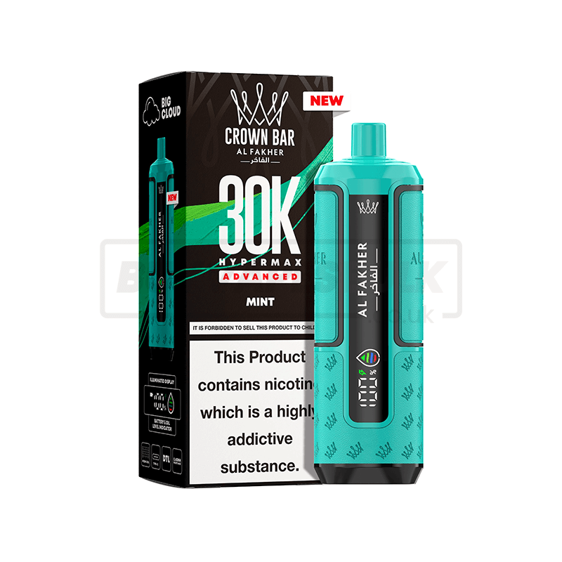 Al Fakher 30K Hypermax Prefilled Vape Kit 5 Pack Mint