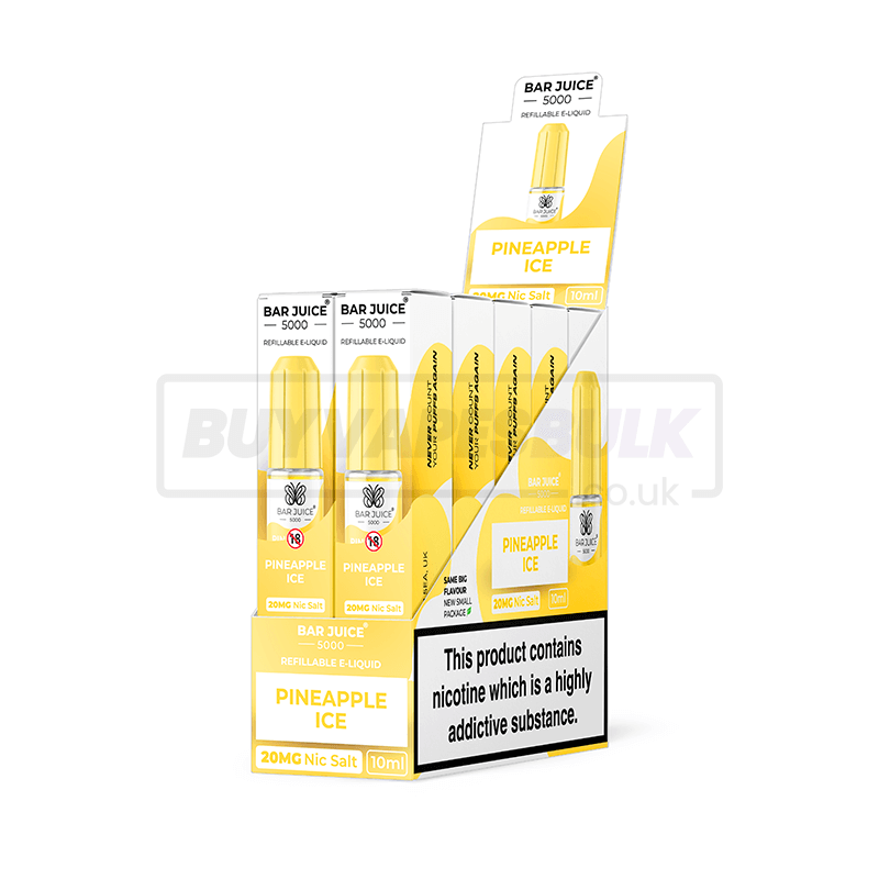 Pineapple Ice Bar Juice 5000 Nic Salt E-Liquid Pack of 10