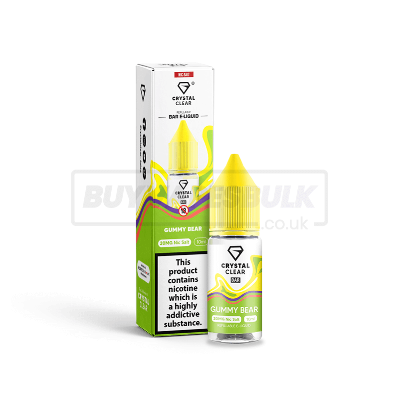 Gummy Bear Crystal Clear Juice Nic Salt E-Liquid Pack of 10