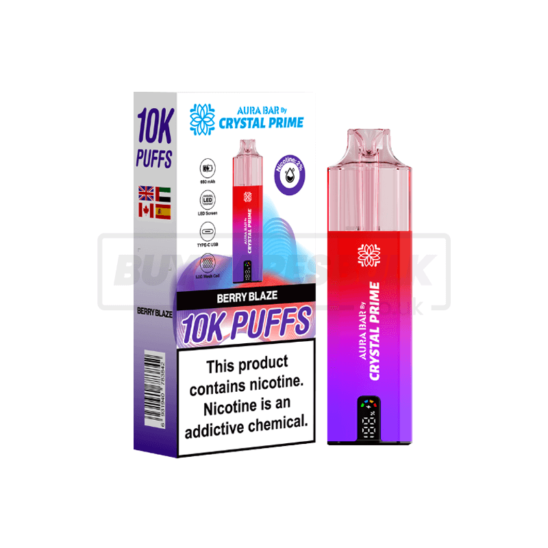 Crystal Prime 10K Puffs Prefilled Vape Kit 5 Pack