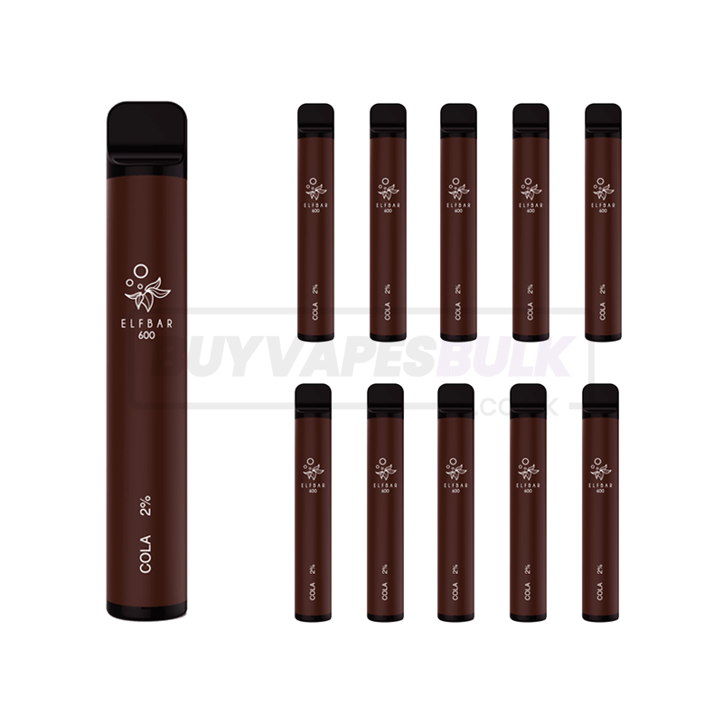 Cola Elf Bar 600 Puff Disposable Vape 10 Pack