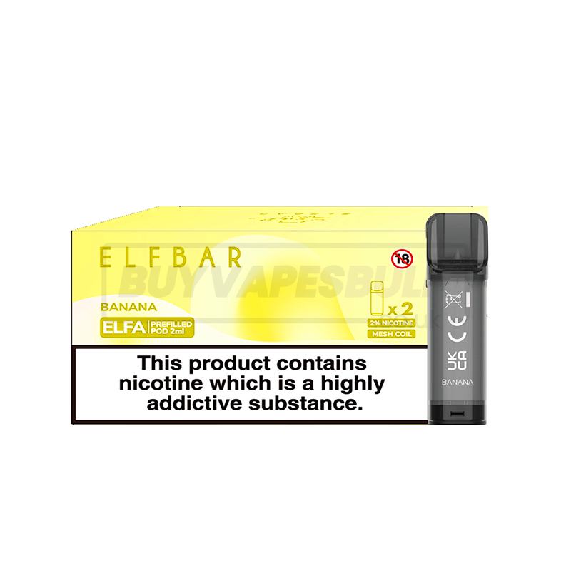 Banana Elf Bar Elfa Prefilled Pods 10 Pack