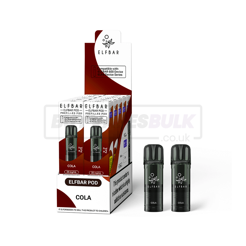 Elfbar 600 Prefilled Pods 10 Pack Cola (NEW)