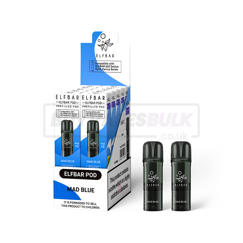 Mad Blue Elfbar 600 Prefilled Pods 10 Pack