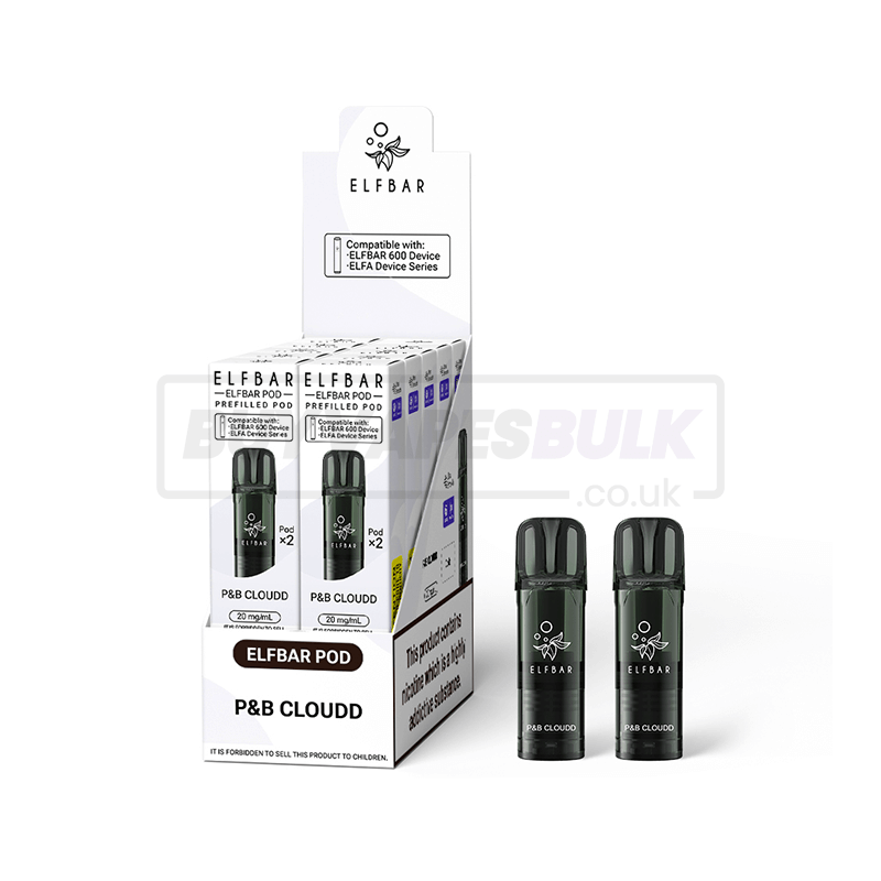 Elfbar 600 Prefilled Pods 10 Pack P&B Cloud (Cotton Candy)
