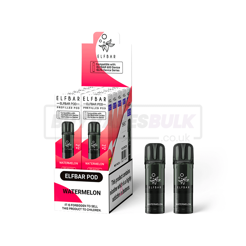Elfbar 600 Prefilled Pods 10 Pack Watermelon