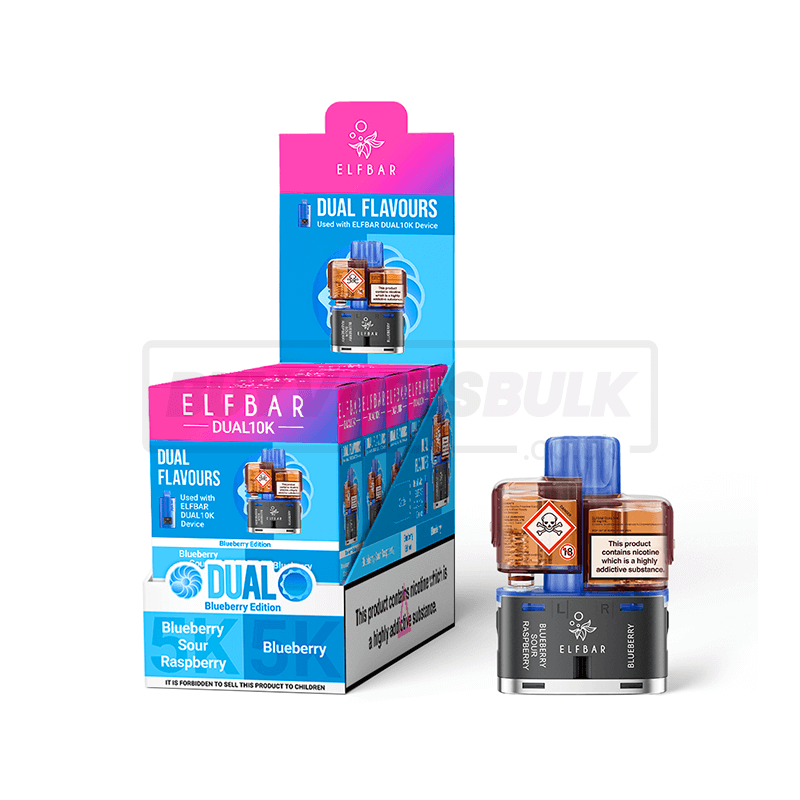 Blueberry Edition Elfbar Dual 10K Refill Pods 5 Pack