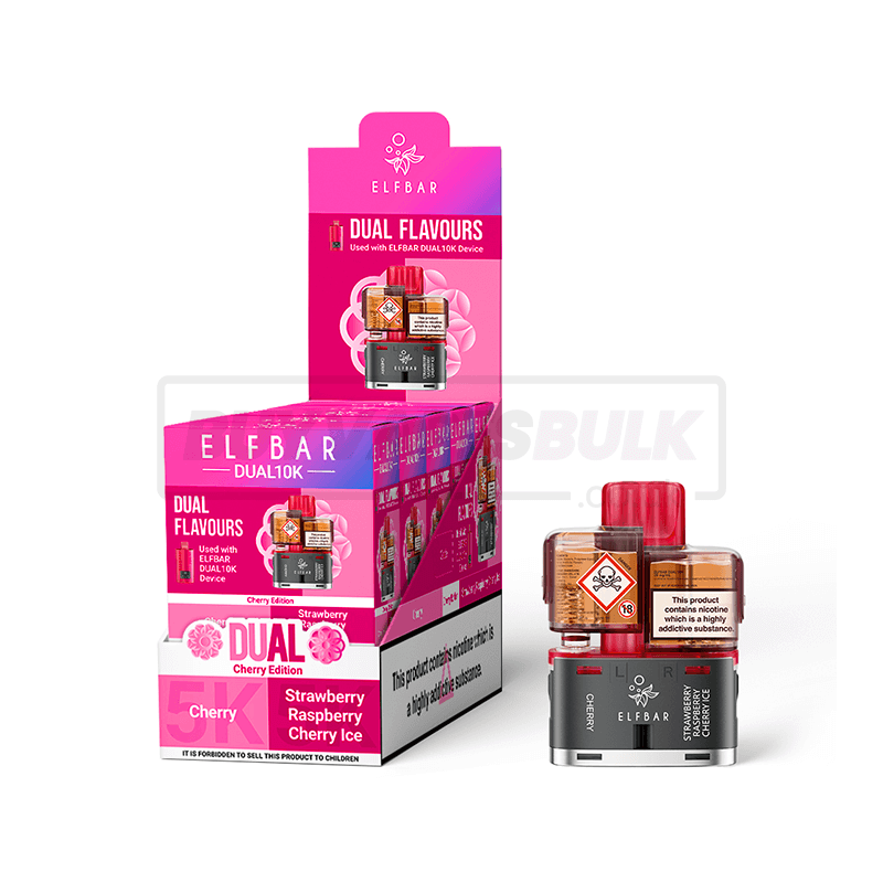 Cherry Edition Elfbar Dual 10K Refill Pods 5 Pack