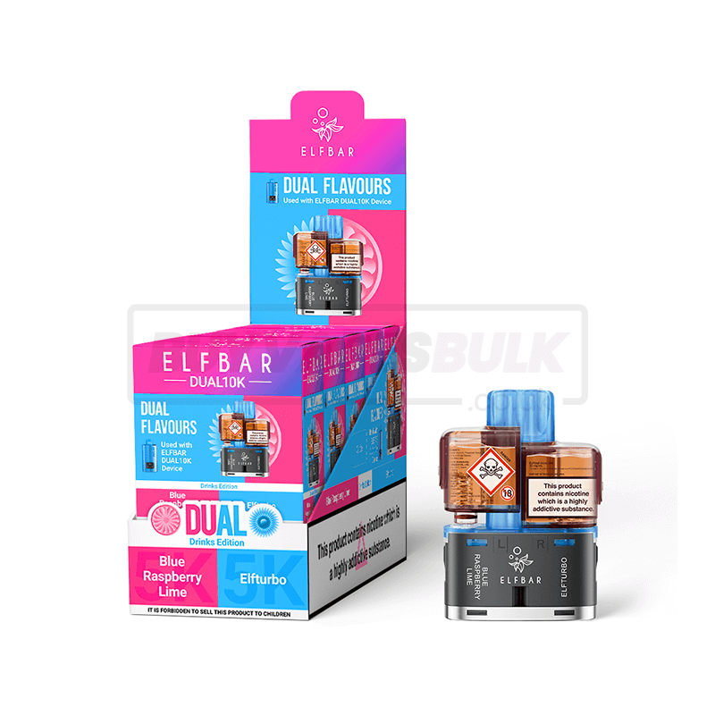 Elf Bar Dual 10K Prefilled Pods 5 Pack Drinks Edition