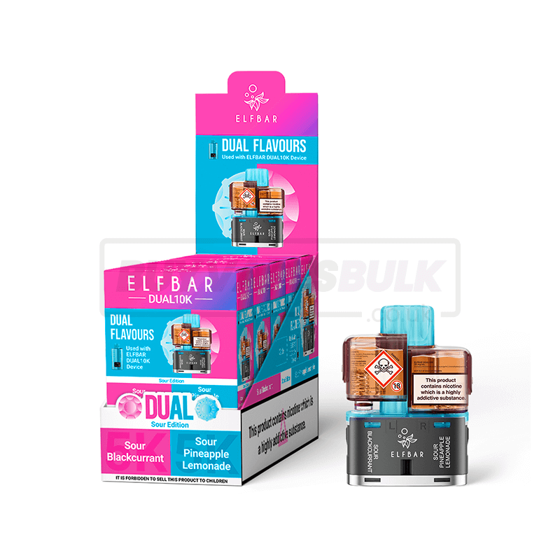 Sour Edition Elfbar Dual 10K Refill Pods 5 Pack