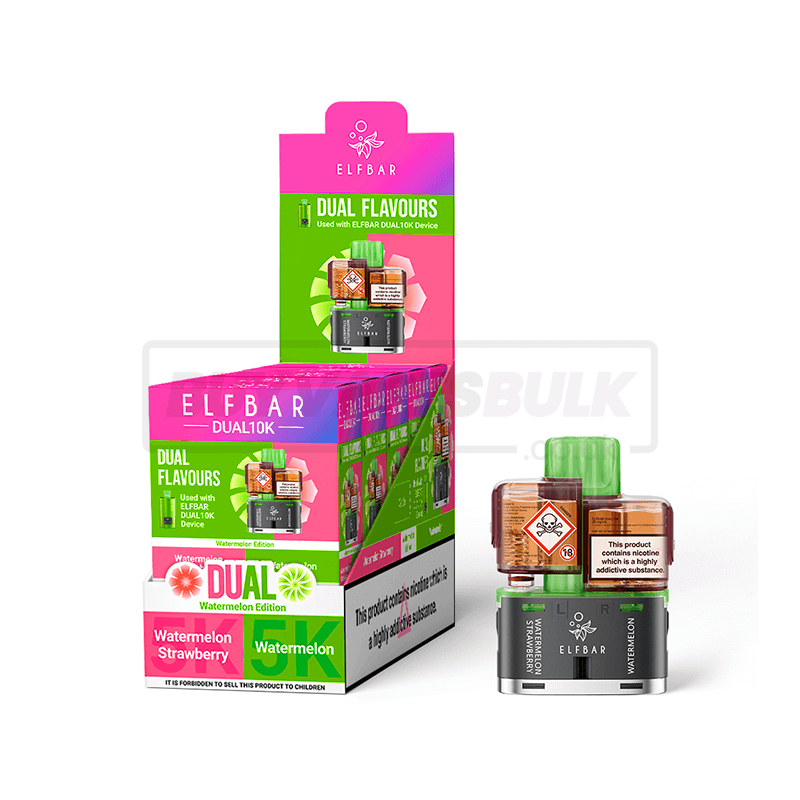 Watermelon Edition Elfbar Dual 10K Refill Pods 5 Pack