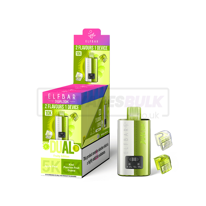 Elf Bar Dual 10K Prefilled Vape Kit 5 Pack Fruity Edition