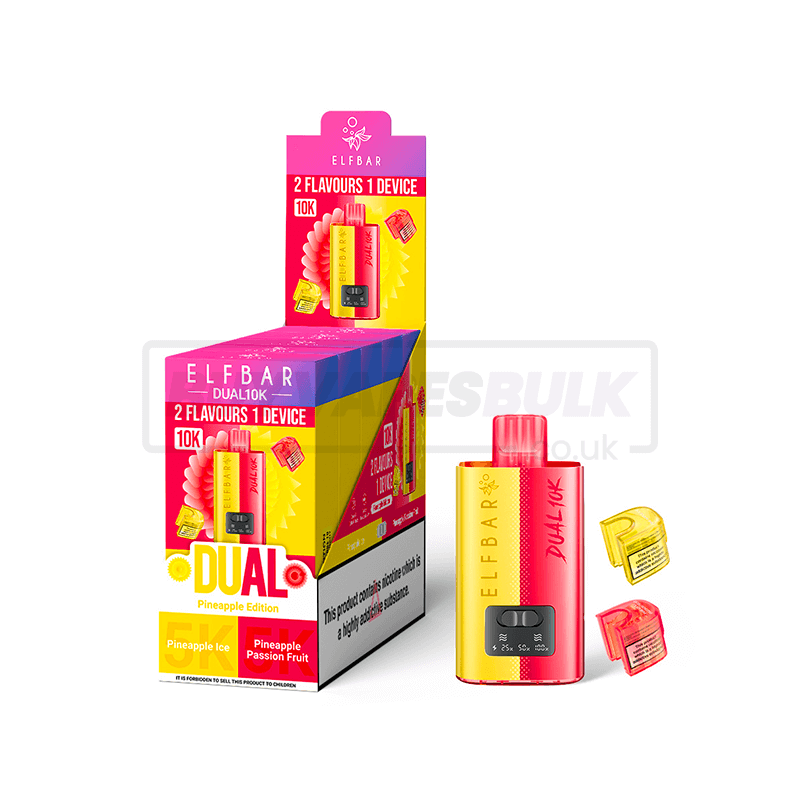 Pineapple Edition Elfbar Dual 10K Vape Kit 5 Pack