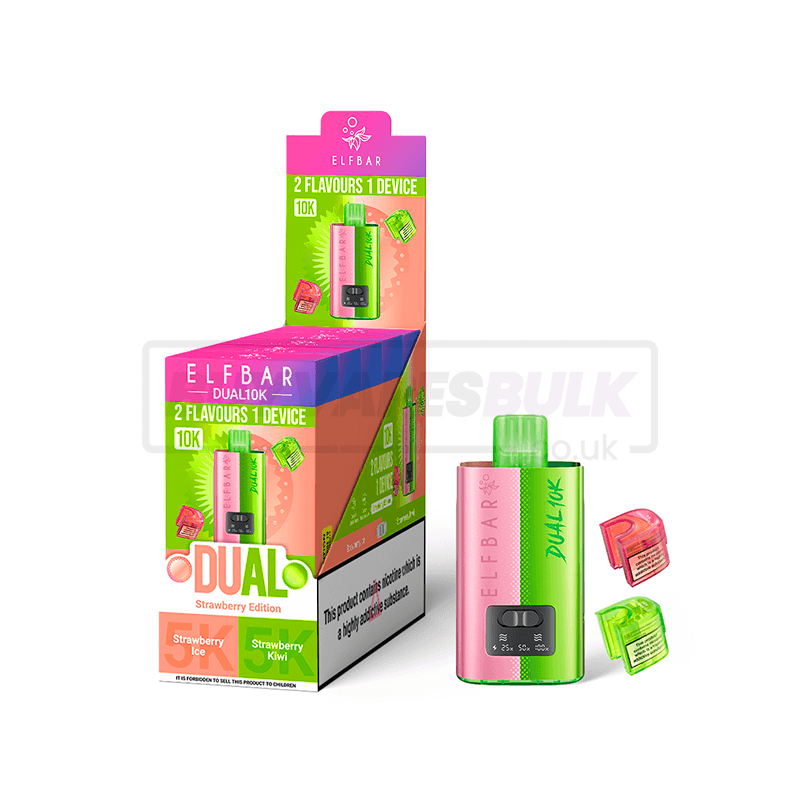 Strawberry Edition Elfbar Dual 10K Vape Kit 5 Pack