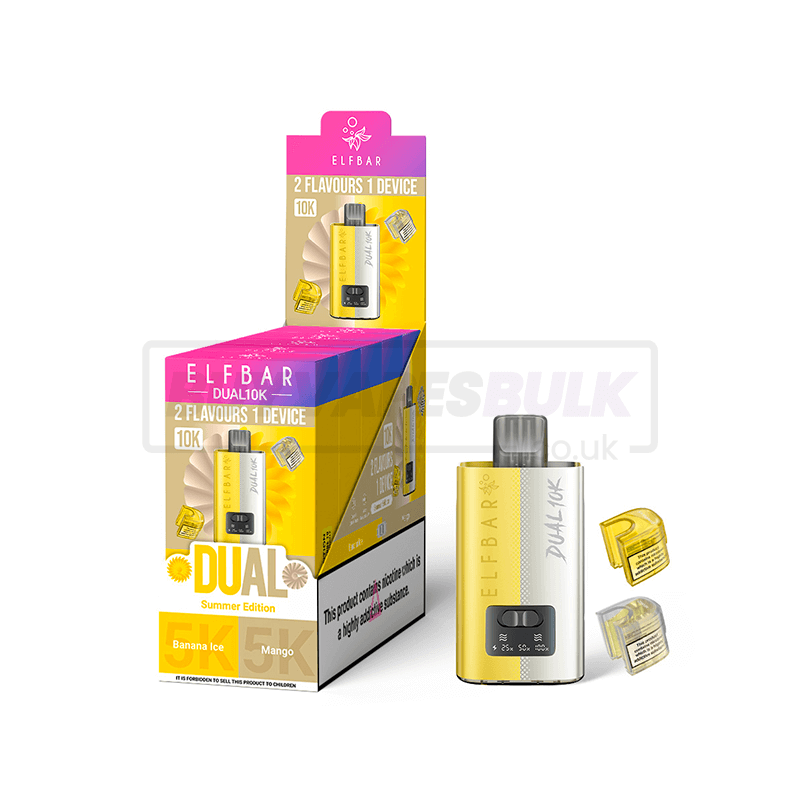 Elf Bar Dual 10K Prefilled Vape Kit 5 Pack Summer Edition