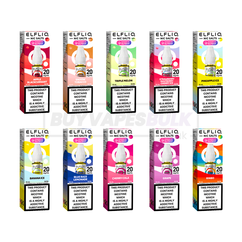 Elfliq Elfbar Nic Salt E-Liquid 10 Pack