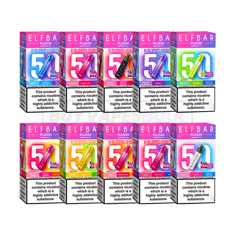 Elfbar Plus 50 Prefilled Pod Kit 5 Pack