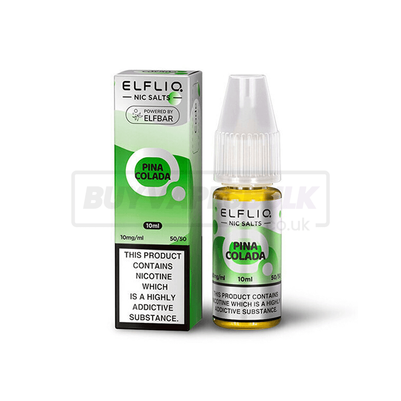 Pina Colada Elfliq by Elf Bar Nic Salt E-Liquid Pack of 10