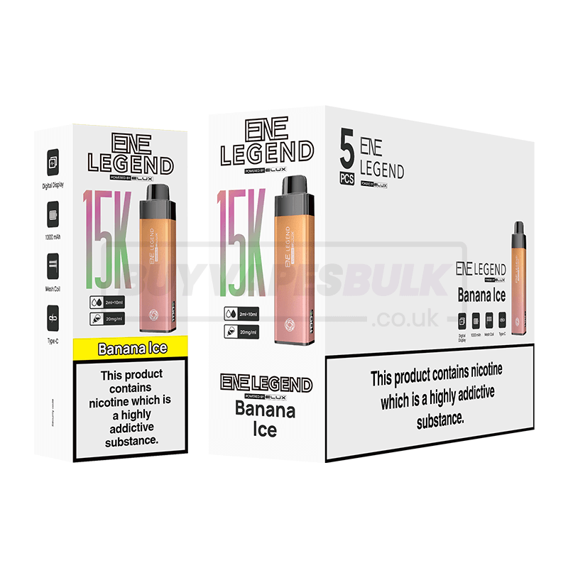 Elux ENE Legend 15K Prefilled Vape Kit Banana Ice