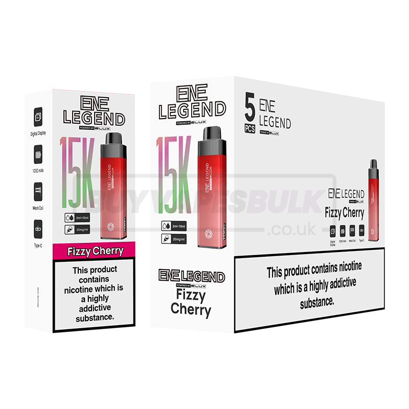 Elux ENE Legend 15K Prefilled Vape Kit Fizzy Cherry