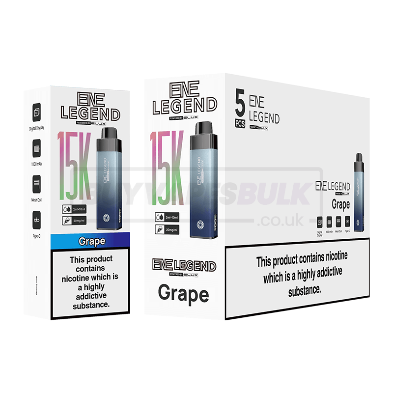 Elux ENE Legend 15K Prefilled Vape Kit Grape