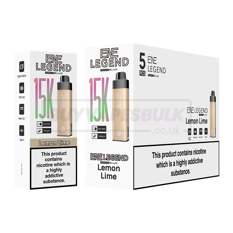 Elux ENE Legend 15K Prefilled Vape Kit Lemon Lime