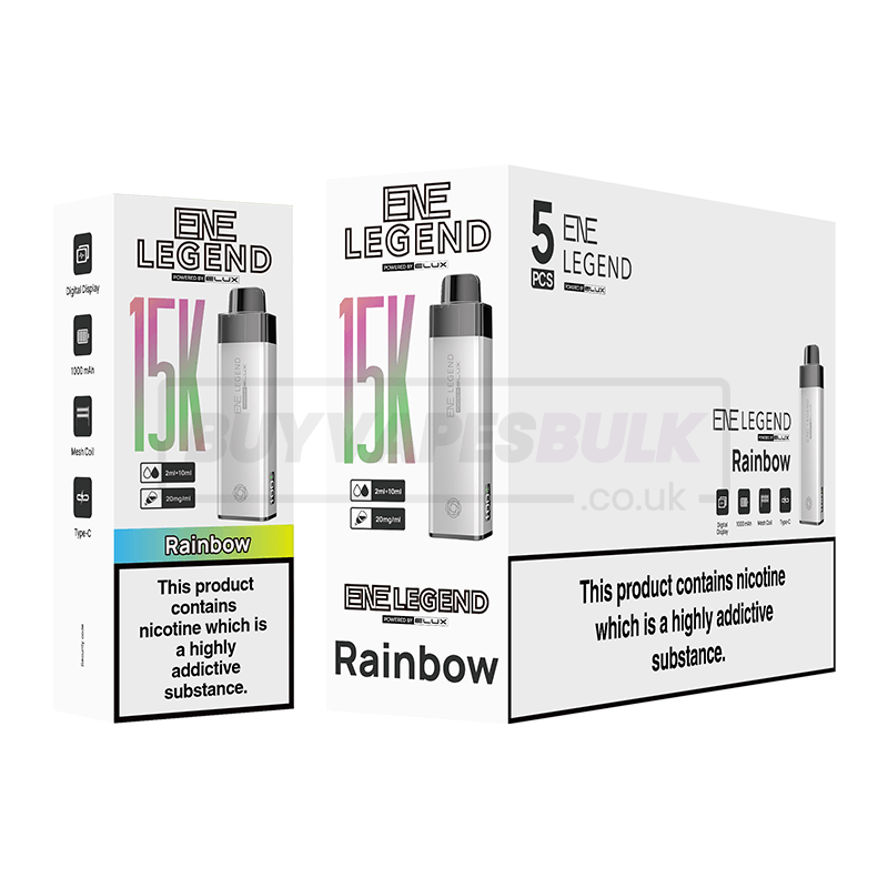 Elux ENE Legend 15K Prefilled Vape Kit Rainbow