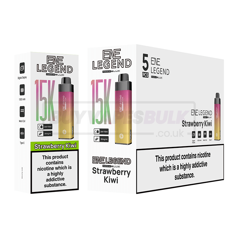 Elux ENE Legend 15K Prefilled Vape Kit Strawberry Kiwi
