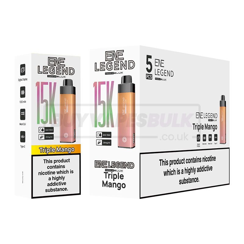 Elux ENE Legend 15K Prefilled Vape Kit Triple Mango