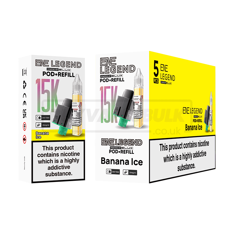 Elux ENE Legend 15K Prefilled Pod & Refill Banana Ice
