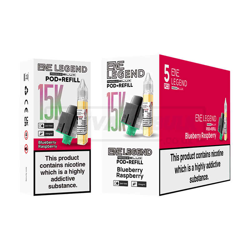 Elux ENE Legend 15K Prefilled Pod & Refill Blueberry Raspberry
