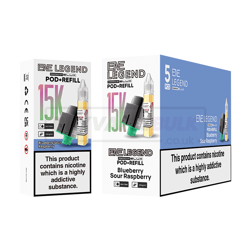 Elux ENE Legend 15K Prefilled Pod & Refill Blueberry Cherry Cranberry