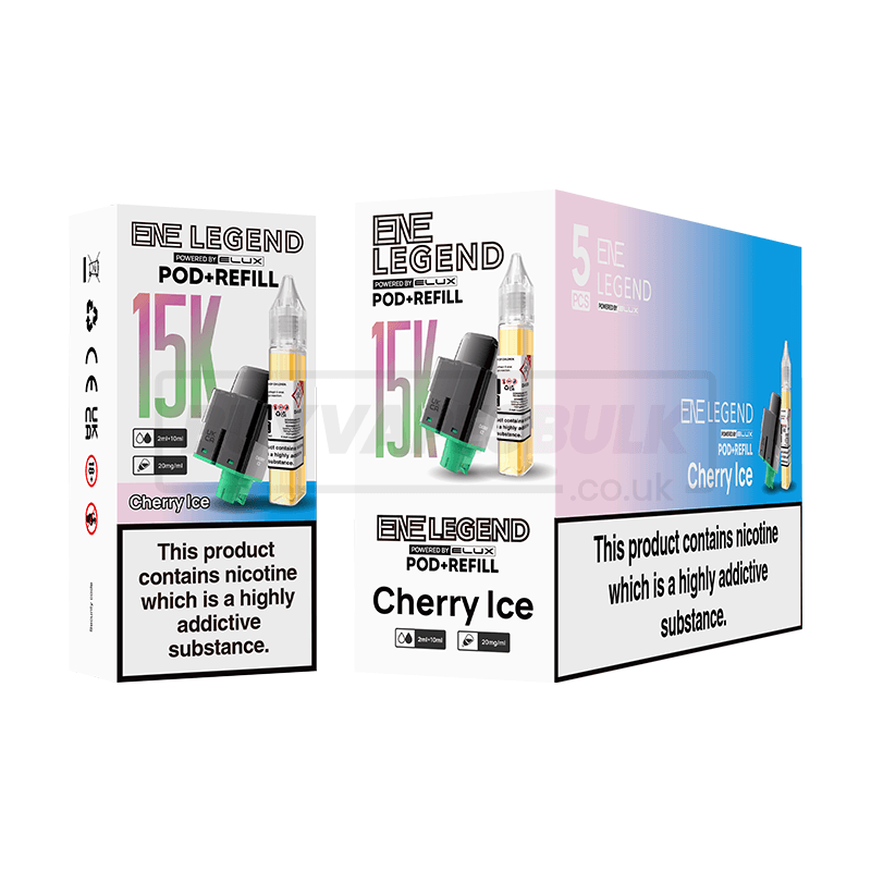 Elux ENE Legend 15K Prefilled Pod & Refill Cherry Ice