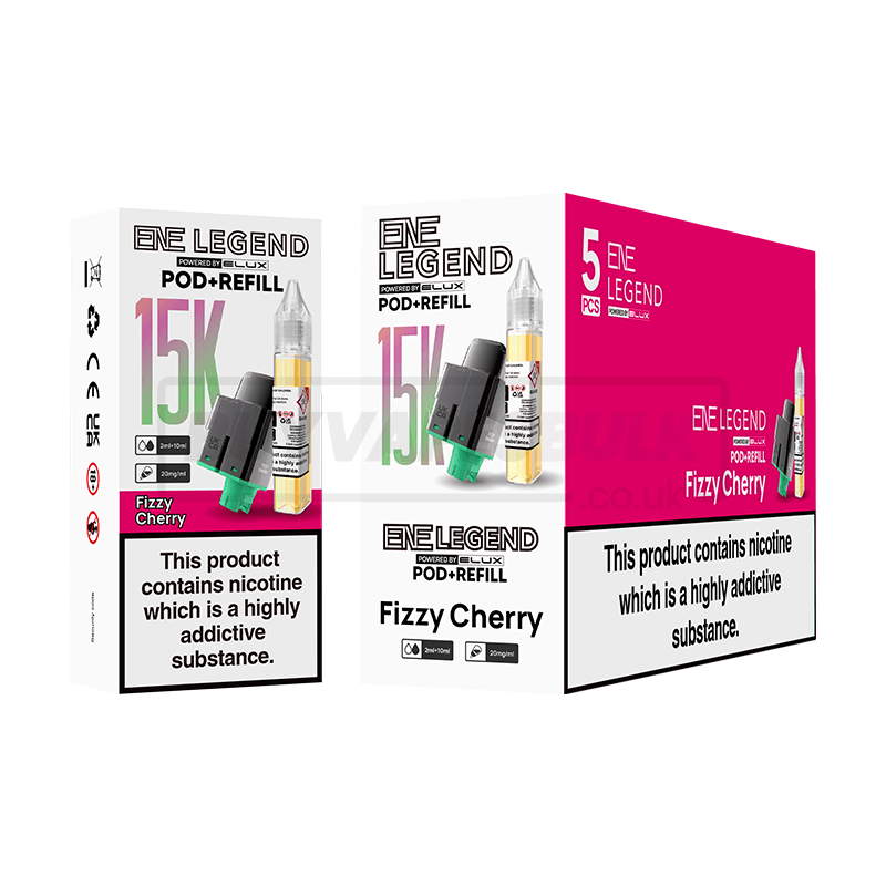 Elux ENE Legend 15K Prefilled Pod & Refill Fizzy Cherry