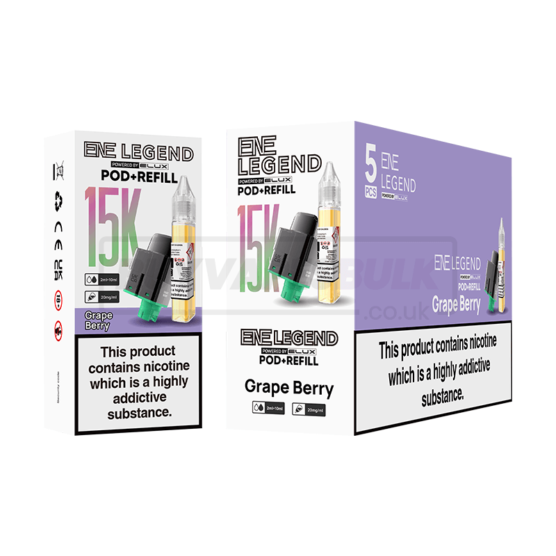 Elux ENE Legend 15K Prefilled Pod & Refill Grape Berry