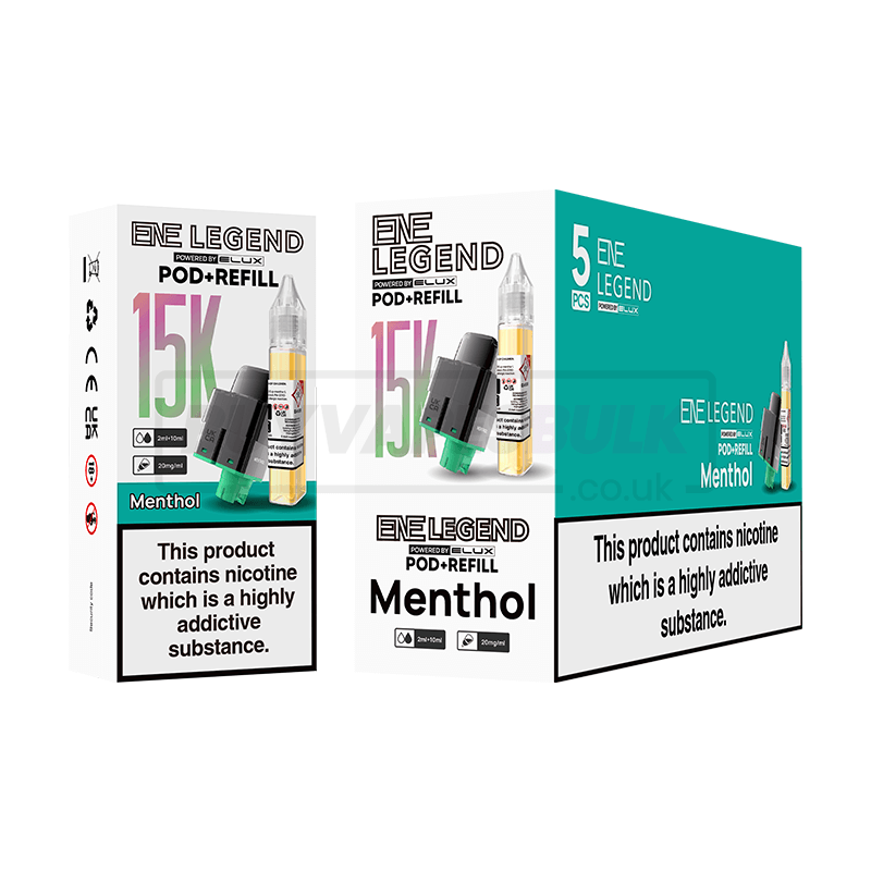 Elux ENE Legend 15K Prefilled Pod & Refill Menthol