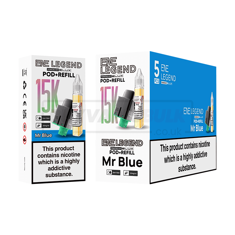 Elux ENE Legend 15K Prefilled Pod & Refill Mr Blue