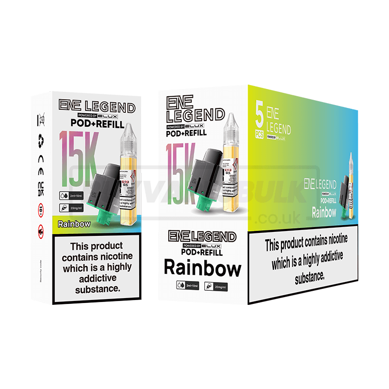 Elux ENE Legend 15K Prefilled Pod & Refill Rainbow