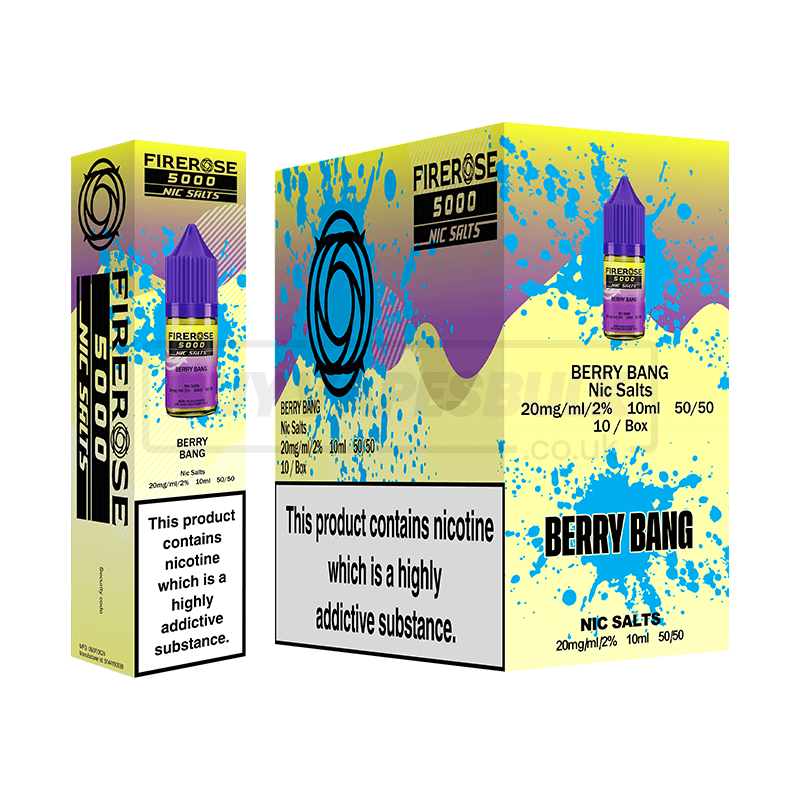 Elux Firerose 5000 Nic Salts 10 Pack Berry Bang