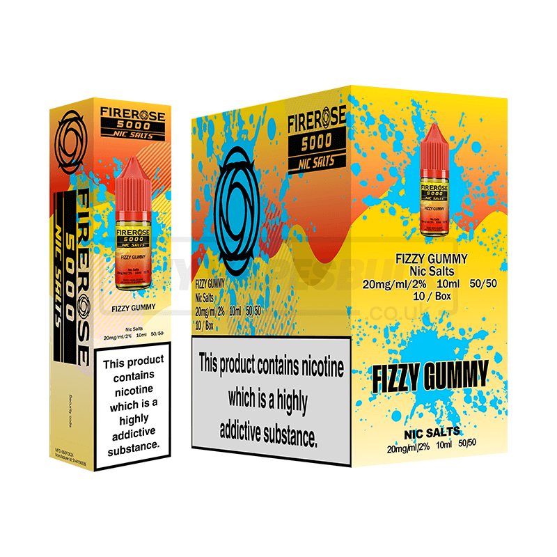 Elux Firerose 5000 Nic Salts 10 Pack Fizzy Gummy