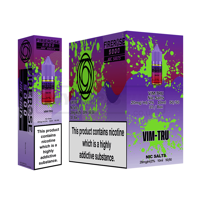 Elux Firerose 5000 Nic Salts 10 Pack Vim Tru
