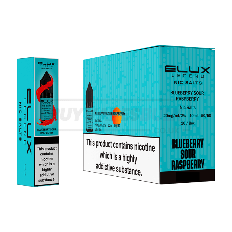 Elux Legend Nic Salts 10 Pack Blueberry Sour Raspberry