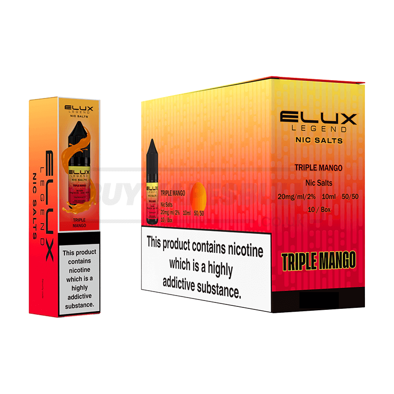 Elux Legend Nic Salts 10 Pack Triple Mango