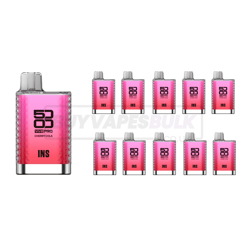 Cherry Cola Elux Viva Pro 5000 Disposable Vape 10 Pack