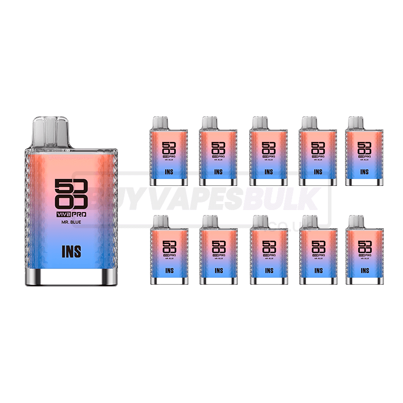 Mr Blue Elux Viva Pro 5000 Disposable Vape 10 Pack
