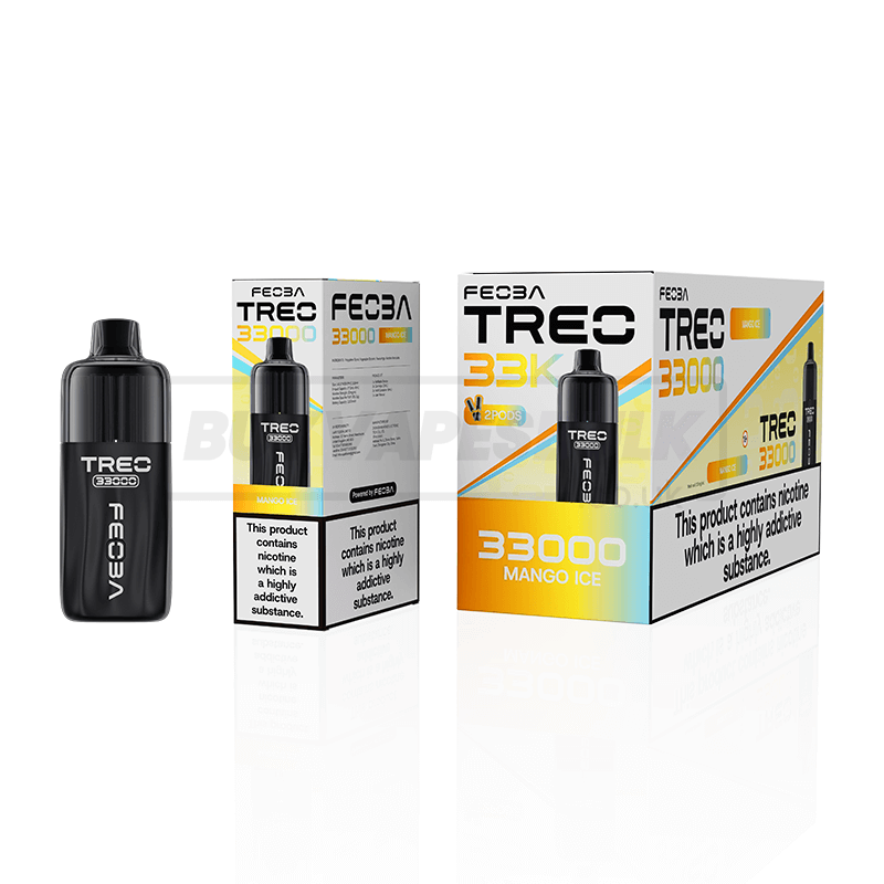 Mango Ice Feoba Treo 33K Prefilled Vape Kit 6 Pack